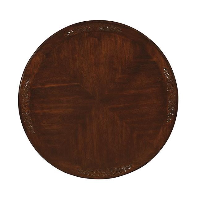 Elana Brown Cherry Round Dining Table - Just Furniture (PA) - Multi Location
