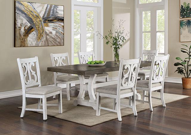 AULETTA Dining Table, Gray - Just Furniture (PA) - Multi Location