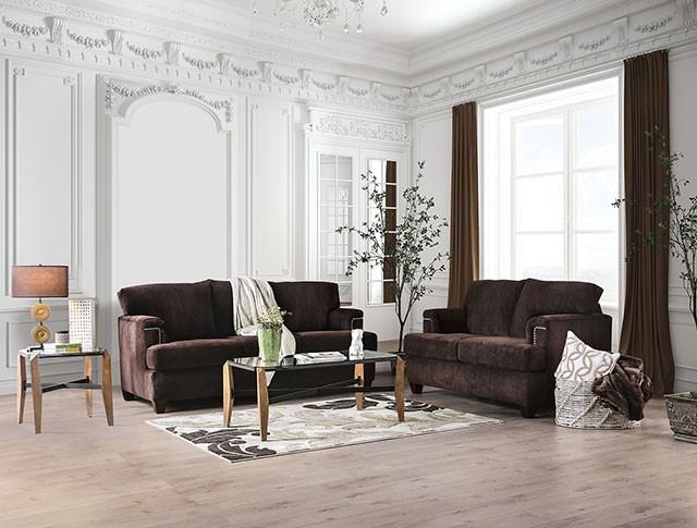 Brynlee Chocolate Sofa (*Pillows Sold Separately) - Just Furniture (PA) - Multi Location