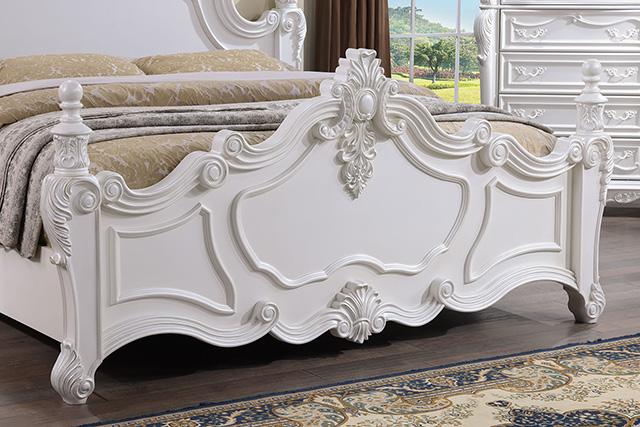 Francione Bed Chrome & Cherry - Just Furniture (PA) - Multi Location