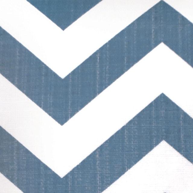 ZOE 18" X 18" Pillow, Blue Chevron (2/CTN) - Just Furniture (PA) - Multi Location