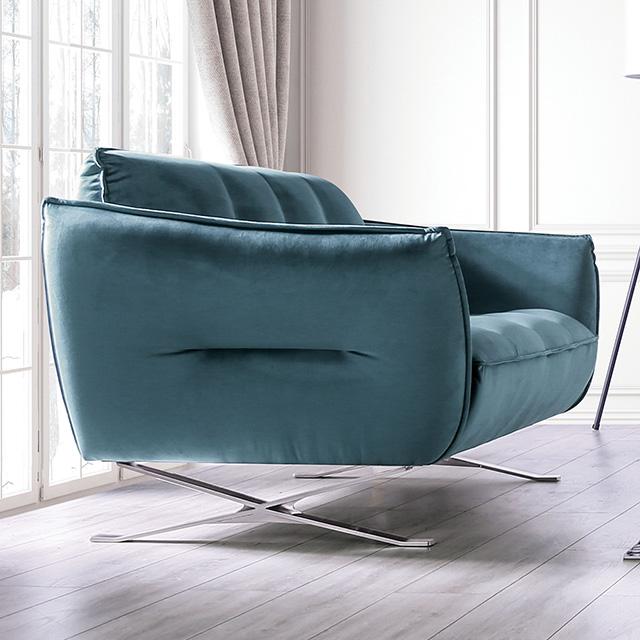 Civellutino Loveseat Teal - Just Furniture (PA) - Multi Location
