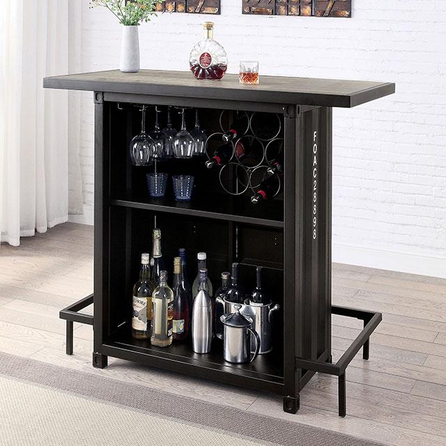 ESDARGO Bar Ht. Table w/ LED Light - Just Furniture (PA) - Multi Location