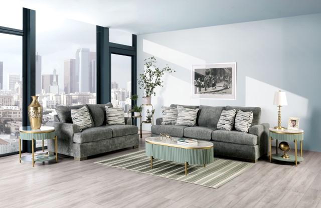 LEYTONSTONE Loveseat, Gray - Just Furniture (PA) - Multi Location