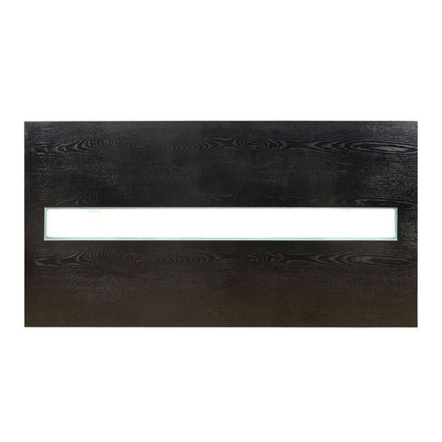 Luminar Black Glass-Insert Dining Table - Just Furniture (PA) - Multi Location