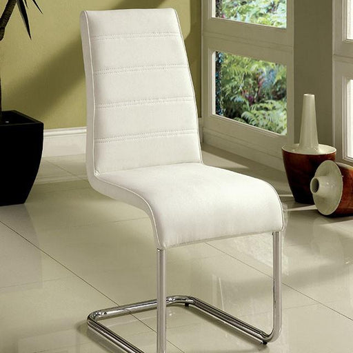 Mauna White Side Chair - Just Furniture (PA) - Multi Location