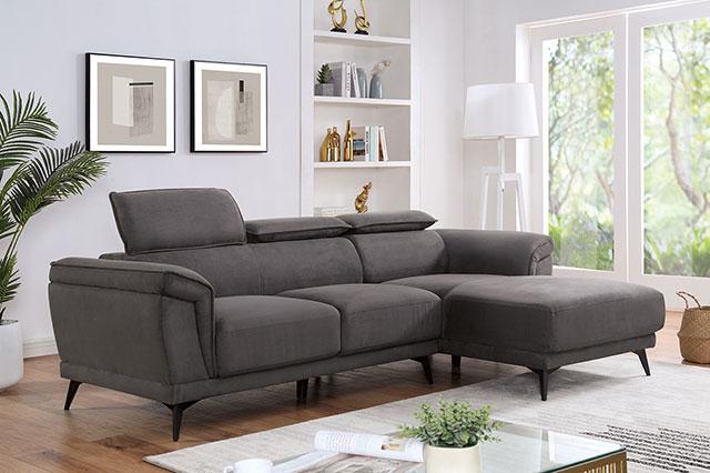 NAPANEE Sectional, Dark Gray - Just Furniture (PA) - Multi Location