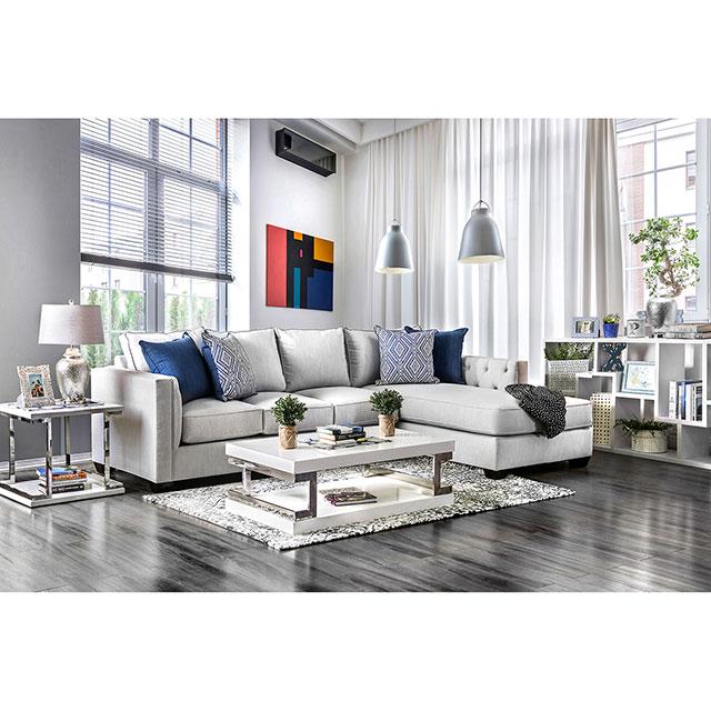 Ornella Light Gray/Blue Sectional - Just Furniture (PA) - Multi Location