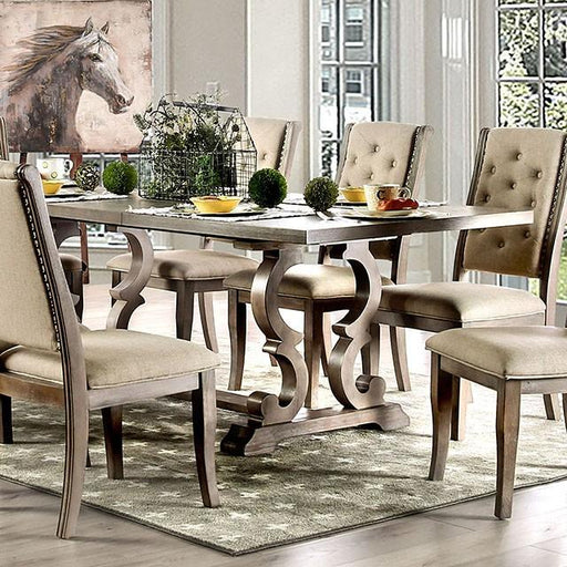 Patience Rustic Natural Tone Dining Table - Just Furniture (PA) - Multi Location