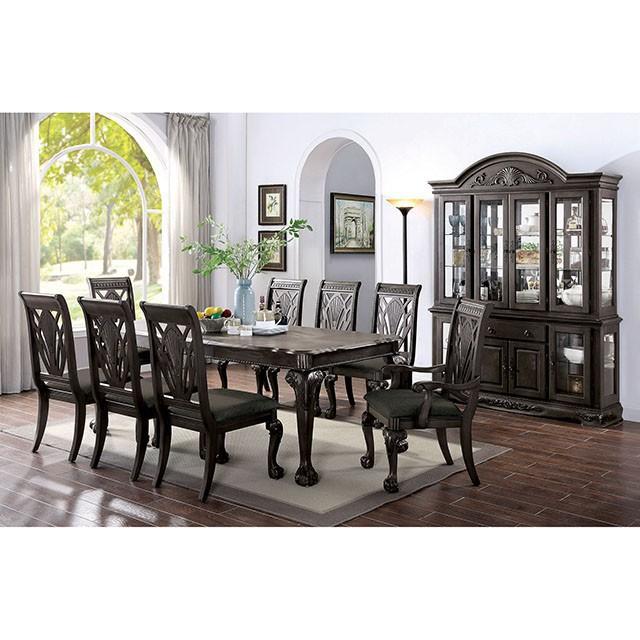 Petersburg Dark Gray Dining Table w/ 1x18"Leaf - Just Furniture (PA) - Multi Location