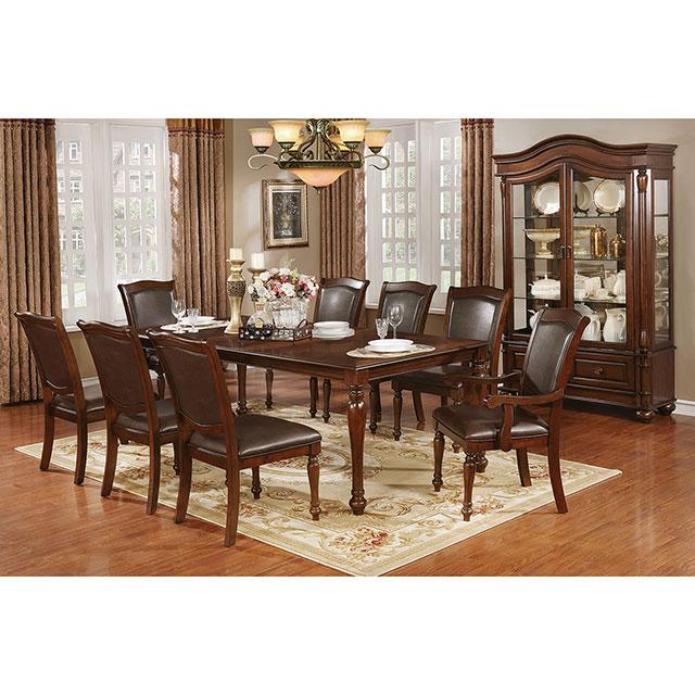 Sylvana Brown Cherry/Espresso Arm Chair (2/CTN) - Just Furniture (PA) - Multi Location