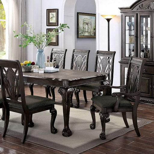 Petersburg Dark Gray Dining Table w/ 1x18"Leaf - Just Furniture (PA) - Multi Location