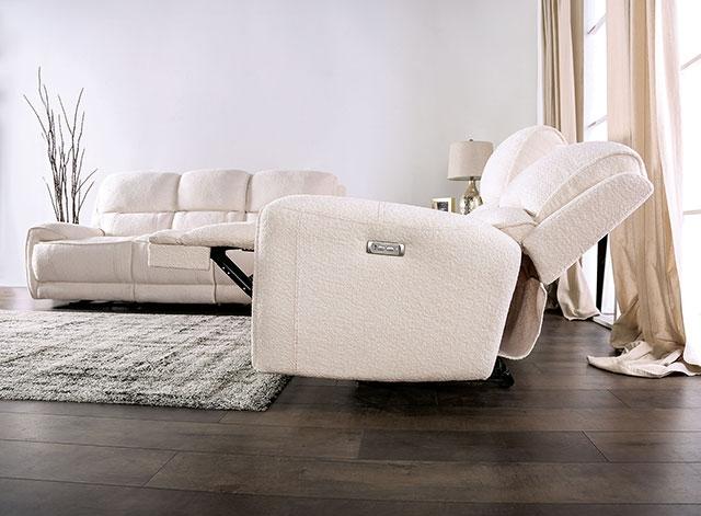 MORCOTE Power Recliner, Beige - Just Furniture (PA) - Multi Location