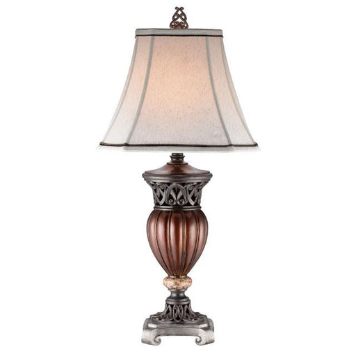 Luna Glossy Brown Table Lamp (2/CTN) - Just Furniture (PA) - Multi Location