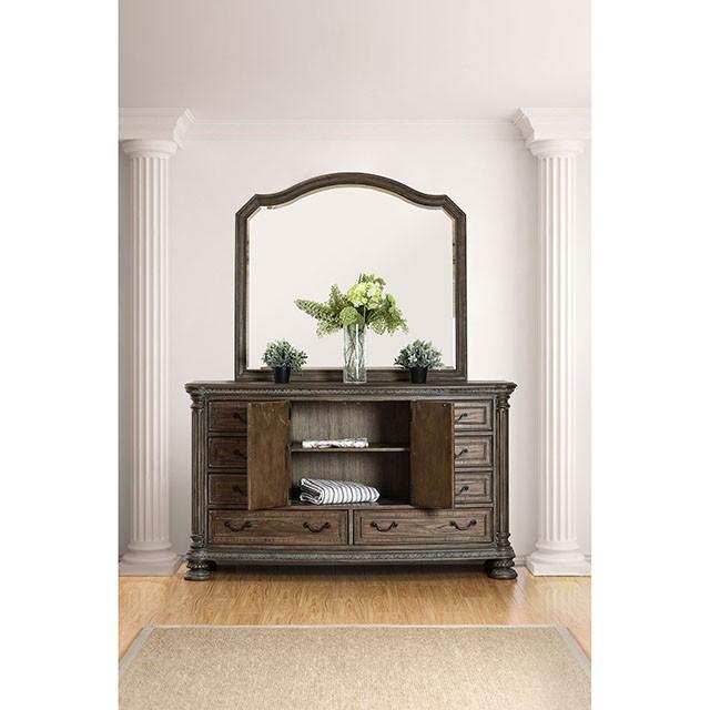 Persephone Rustic Natural Tone Mirror - Just Furniture (PA) - Multi Location