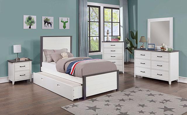 PRIAM Mirror, White/Gray - Just Furniture (PA) - Multi Location