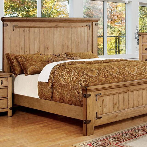 PIONEER Weathered Elm Cal.King, E.KIng, & Queen Bed - Just Furniture (PA) - Multi Location