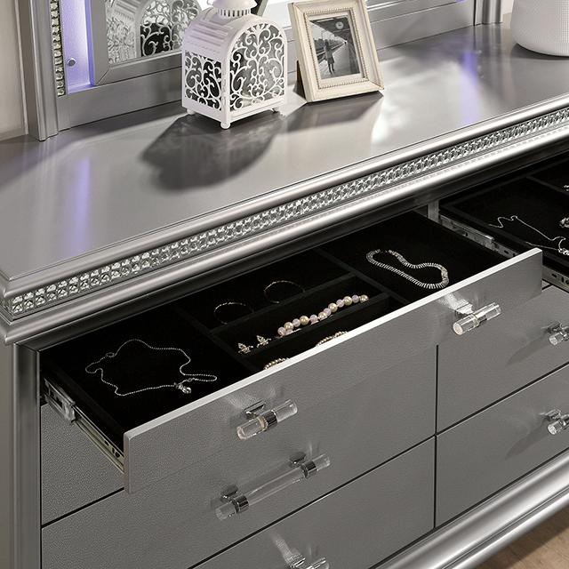 MADDIE Dresser, Silver - Just Furniture (PA) - Multi Location