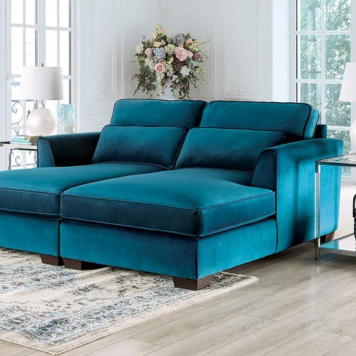 PEREGRINE Sectional, Teal - Just Furniture (PA) - Multi Location
