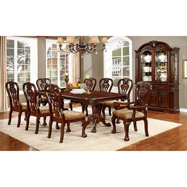 ELANA Brown Cherry Dining Table w/ 18" Butterfly Leaf - Just Furniture (PA) - Multi Location