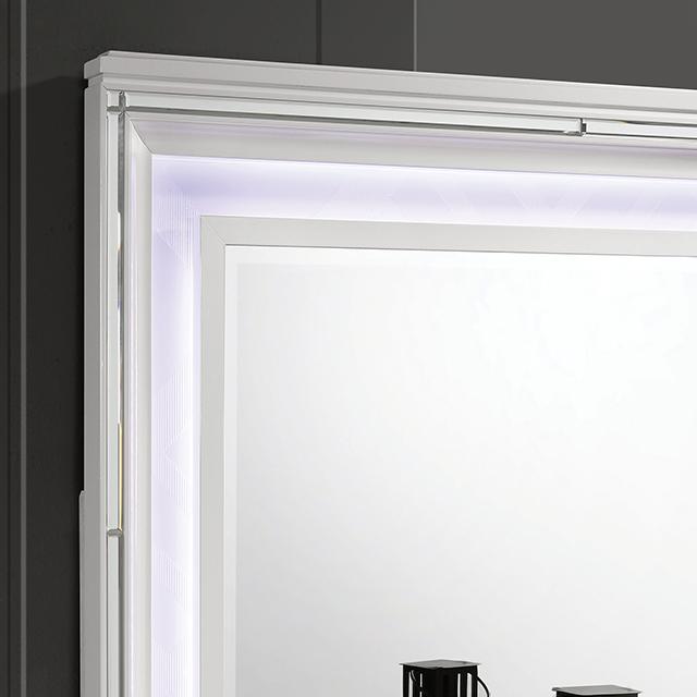 Emmeline Bed Silver & White - Just Furniture (PA) - Multi Location