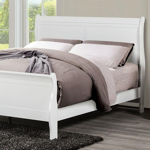 Louis Philippe Full Bed Expresso & White - Just Furniture (PA) - Multi Location