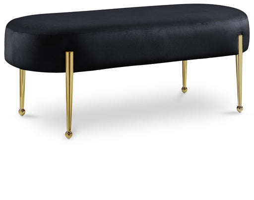 Gia Black Velvet Bench - Just Furniture (PA) - Multi Location