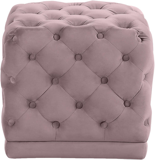 Stella Pink Velvet Ottoman/Stool - Just Furniture (PA) - Multi Location
