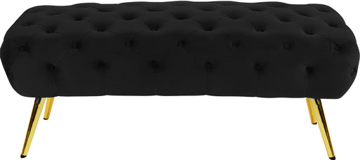 Amara Black Velvet Bench - Just Furniture (PA) - Multi Location