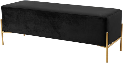 Isla Black Velvet Bench - Just Furniture (PA) - Multi Location