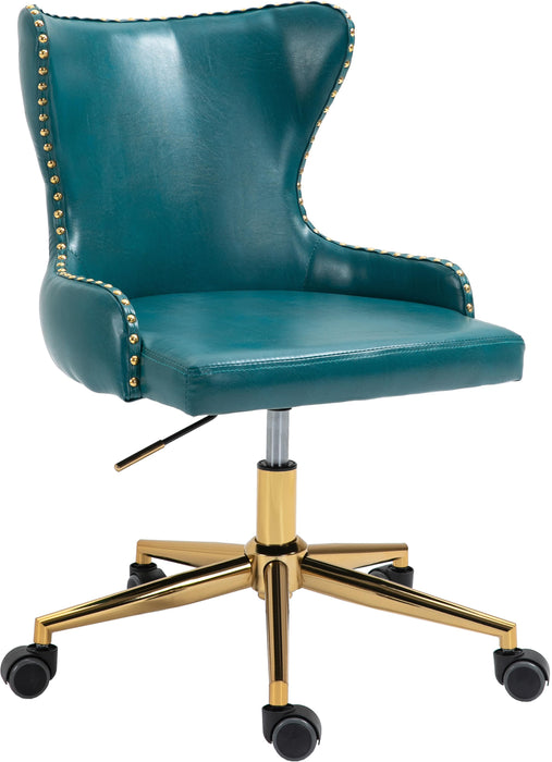 Hendrix Blue Faux Leather Office Chair - Just Furniture (PA) - Multi Location