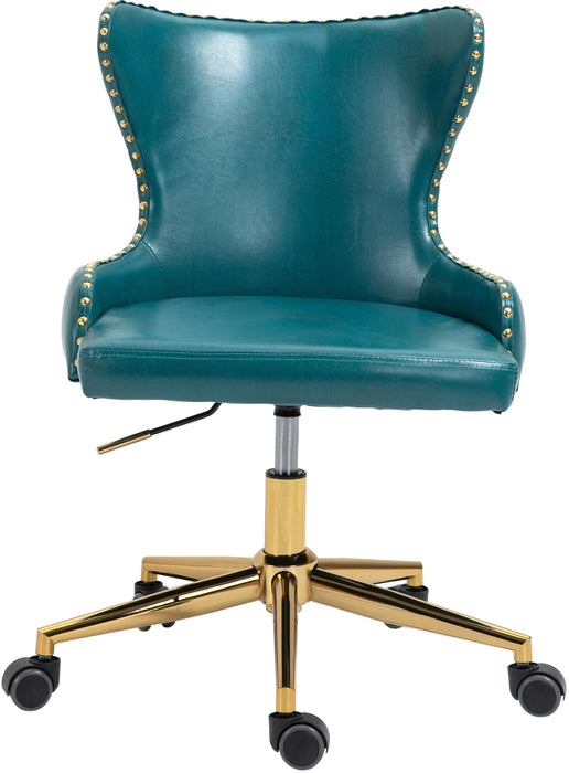 Hendrix Blue Faux Leather Office Chair - Just Furniture (PA) - Multi Location