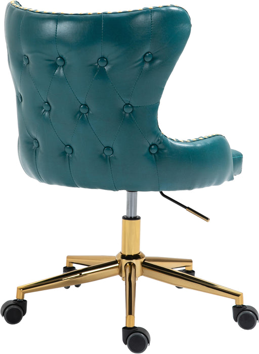 Hendrix Blue Faux Leather Office Chair - Just Furniture (PA) - Multi Location