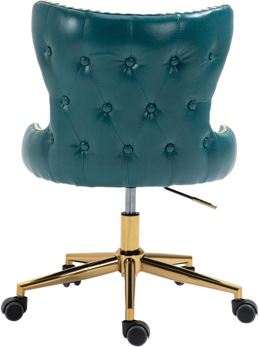 Hendrix Blue Faux Leather Office Chair - Just Furniture (PA) - Multi Location
