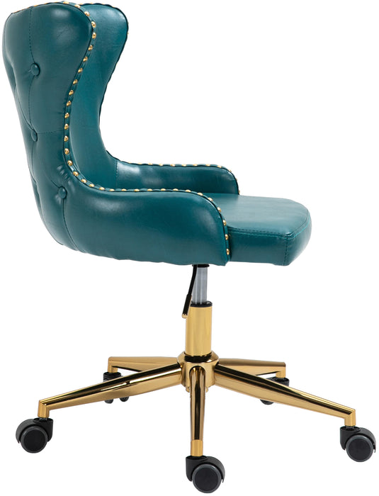 Hendrix Blue Faux Leather Office Chair - Just Furniture (PA) - Multi Location