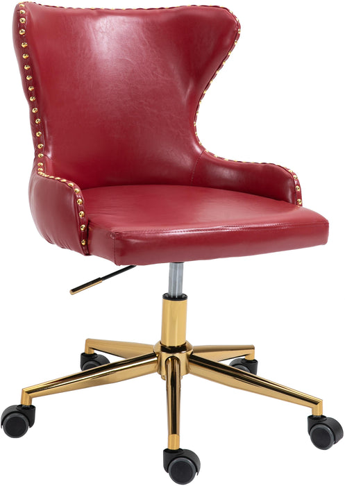 Hendrix Red Faux Leather Office Chair - Just Furniture (PA) - Multi Location