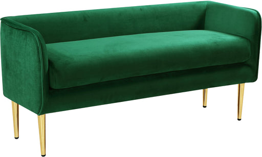Audrey Green Velvet Bench - Just Furniture (PA) - Multi Location