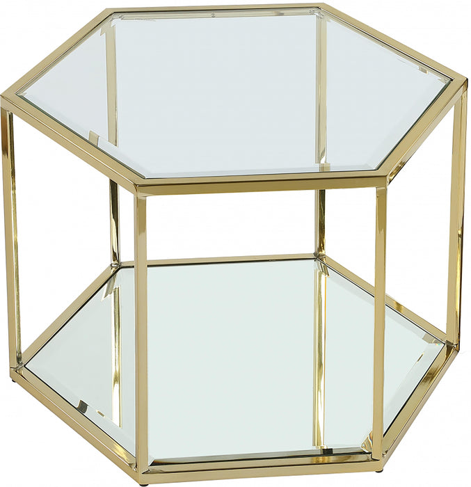 Sei Brushed Gold Coffee Table