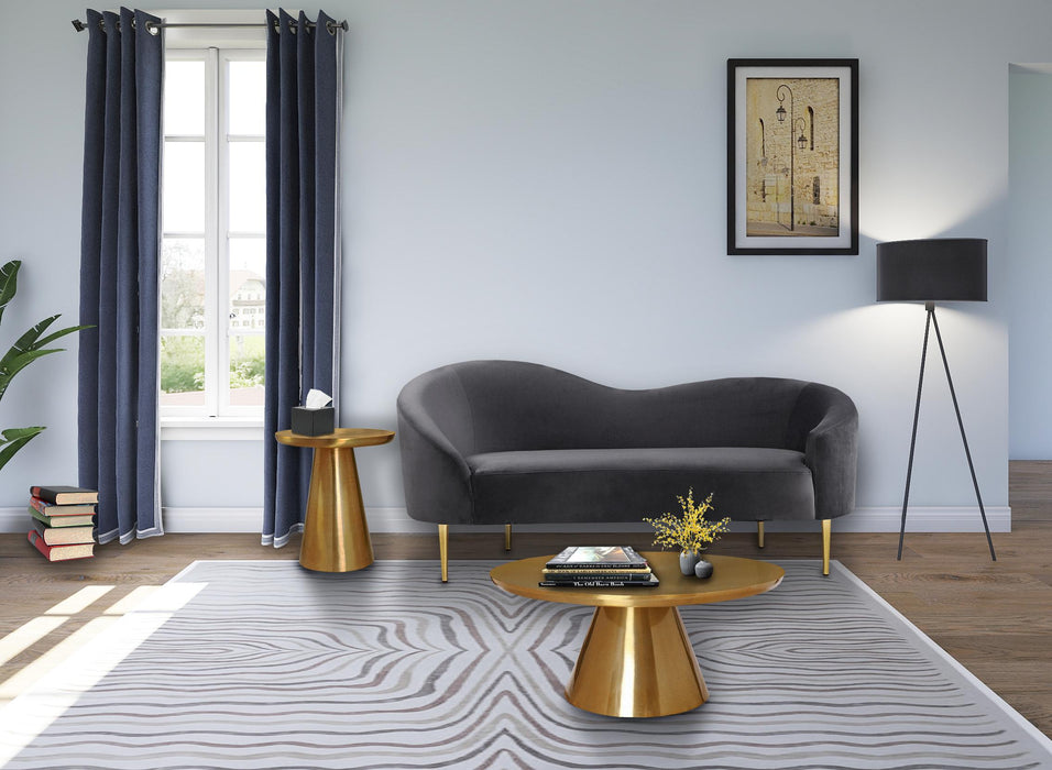 Martini Brushed Gold End Table - Just Furniture (PA) - Multi Location