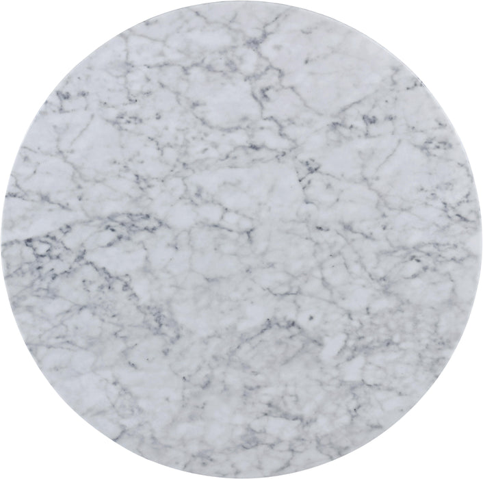 Omni White Faux Marble Coffee Table - Just Furniture (PA) - Multi Location