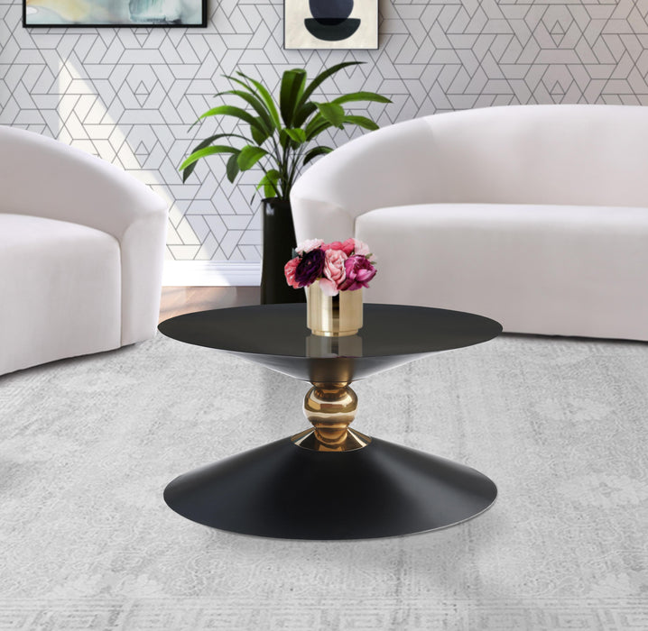 Malia Black / Gold Coffee Table - Just Furniture (PA) - Multi Location