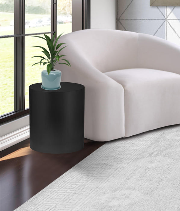 Cylinder Matte Black End Table - Just Furniture (PA) - Multi Location