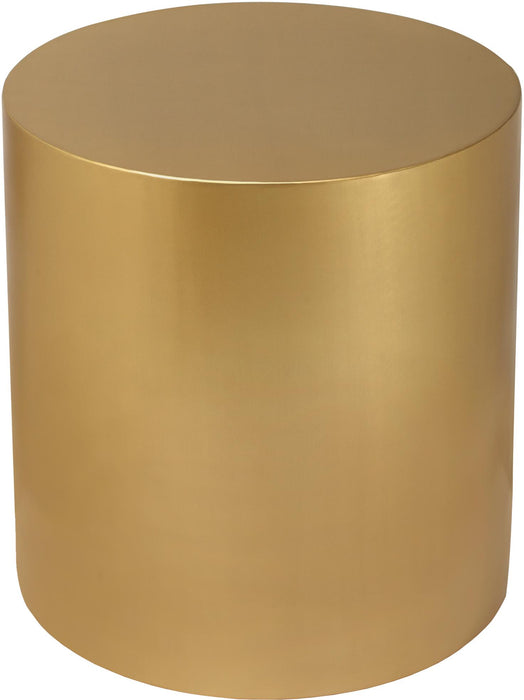Cylinder Brushed Gold End Table - Just Furniture (PA) - Multi Location