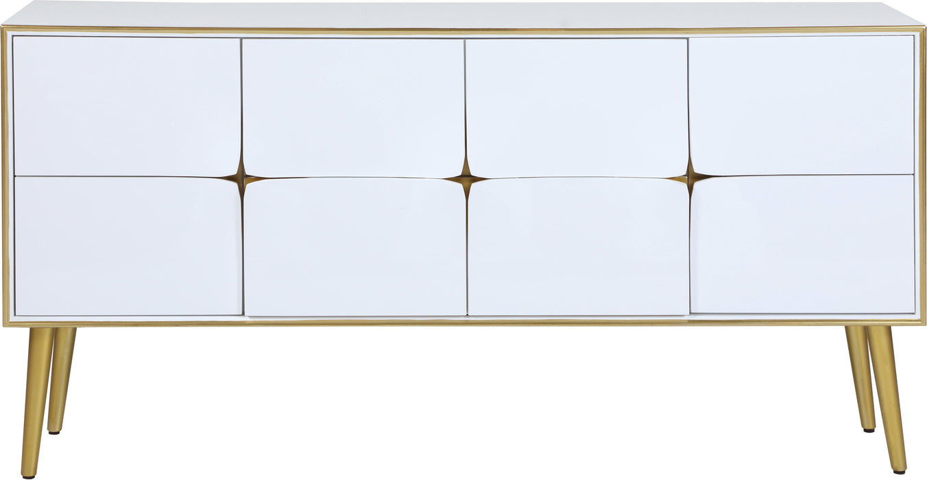 Pop White / Gold Sideboard/Buffet - Just Furniture (PA) - Multi Location