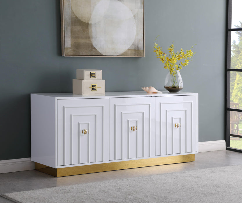 Cosmopolitan White Lacquer Sideboard/Buffet - Just Furniture (PA) - Multi Location