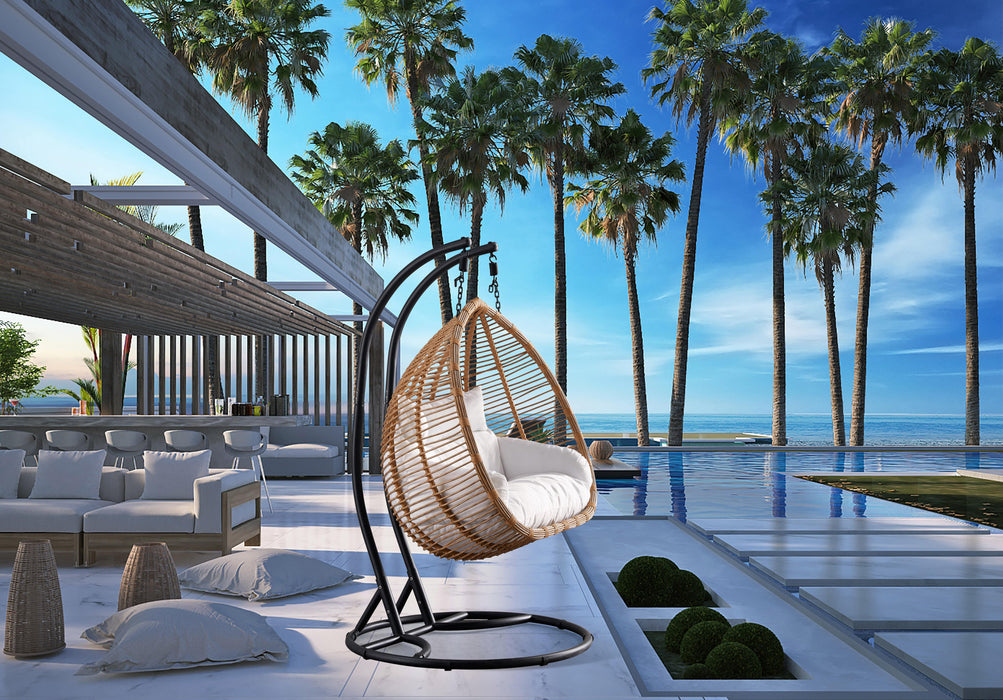 Tarzan Natural Color Outdoor Patio Double Swing Chair - Just Furniture (PA) - Multi Location