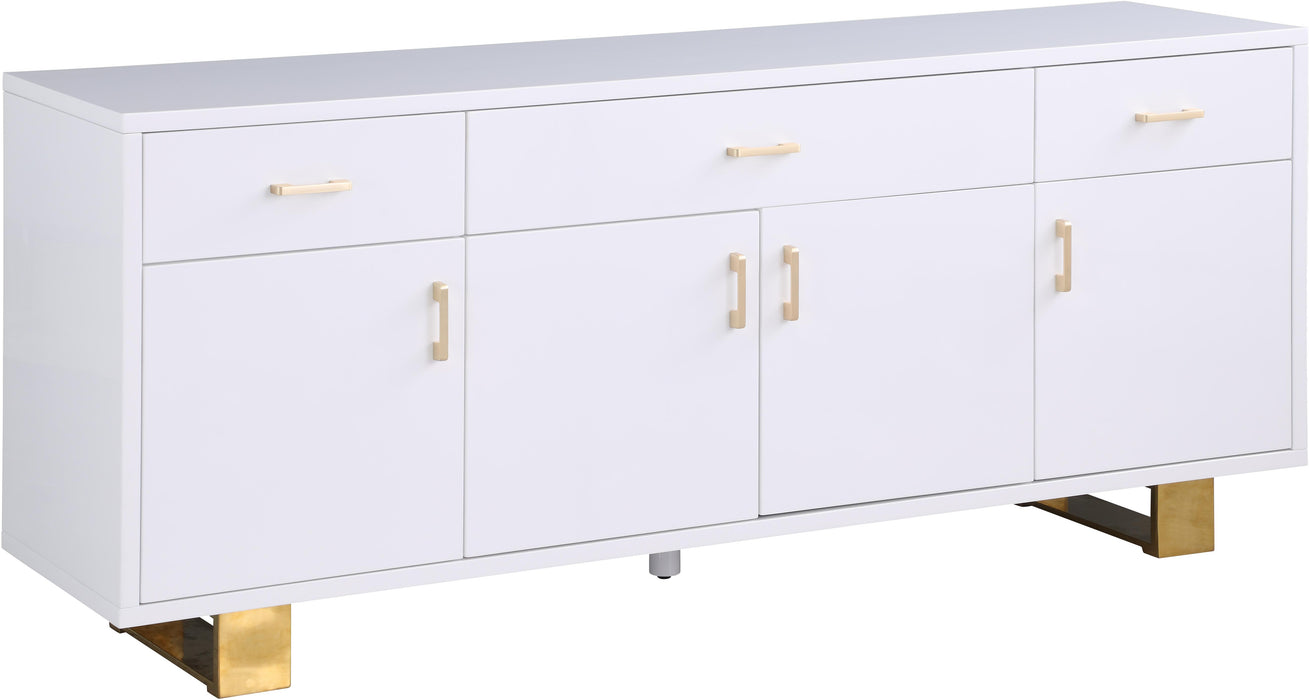 Excel White Lacquer Sideboard/Buffet - Just Furniture (PA) - Multi Location
