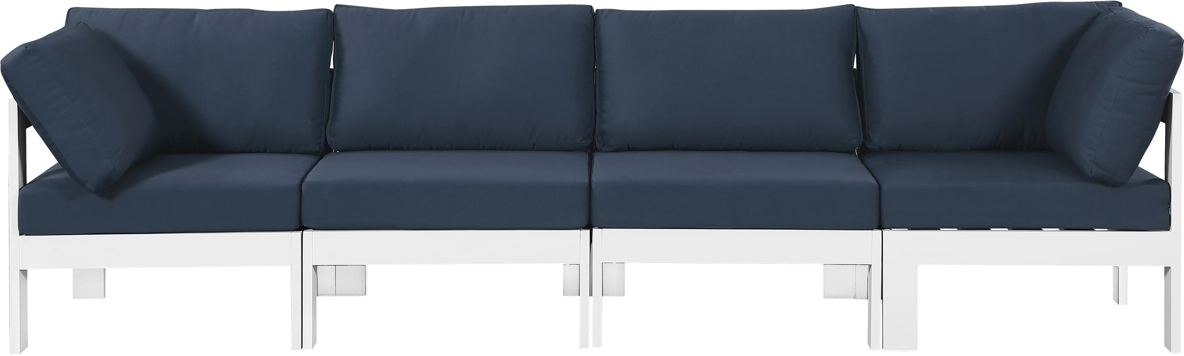 Nizuc Navy Waterproof Fabric Outdoor Patio Modular Sofa - Just Furniture (PA) - Multi Location