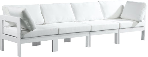 Nizuc White Waterproof Fabric Outdoor Patio Modular Sofa - Just Furniture (PA) - Multi Location