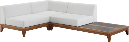 Rio Off White Waterproof Fabric Outdoor Patio Modular Sectional - Just Furniture (PA) - Multi Location